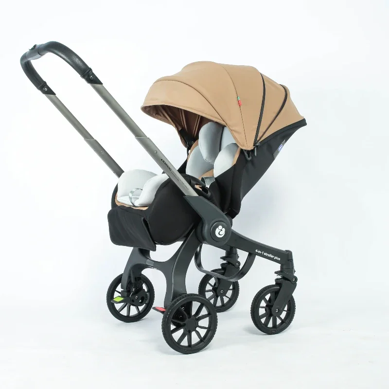 Neuer multifunktionaler Kinderwagen 4in1 faltbar mit Autositz Babywagen tragbarer Kinderwagen 3in1 EU-Lagerbestand