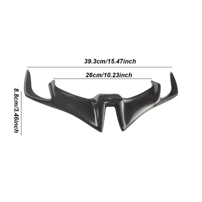 1PC Motorcycle Winglets Aerodynamic Wing Front Side Spoiler & Fairing Winglets Fixed Wind Wing For Enhanced Stability Ideal