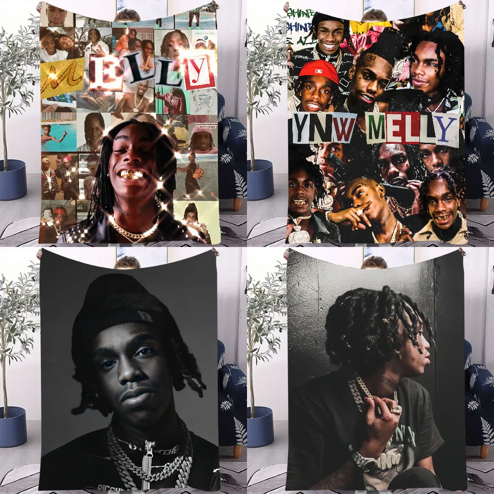 

Rapper Y-YNW M-Melly Blanket Design Lightweight For Dorms, Naps, Living Room, Office,Sofa,All-Season