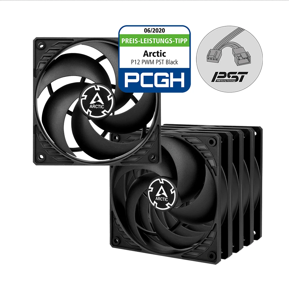 ARCTIC P14 PWM PST VALUE PACK ARIC Case System Cooler