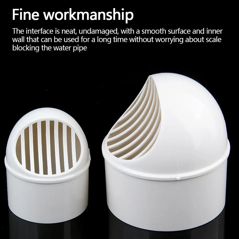 

Новая вентиляционная решетка из ПВХ, полусферическая белая выхлопная решетка, крышка воздуховодов, вентиляция, стена, потолок