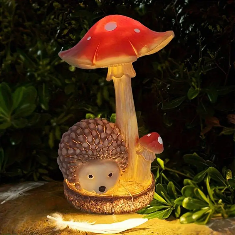 

Mushroom Lights Outdoor Mushroom Shaped Garden Lights Outdoor Yard Lights Cute Mushroom Figurine Lights Waterproof For Garden