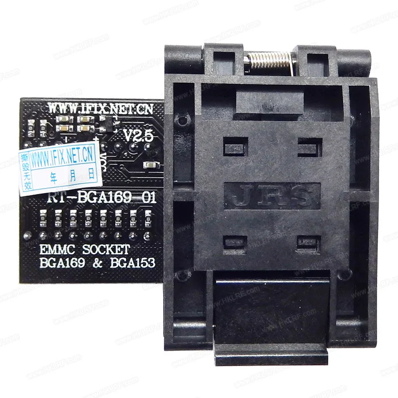 

RT-BGA169-01 EMMC Seat EMCP153 EMCP169 Adapter with Limit Frame for RT809H Programmer