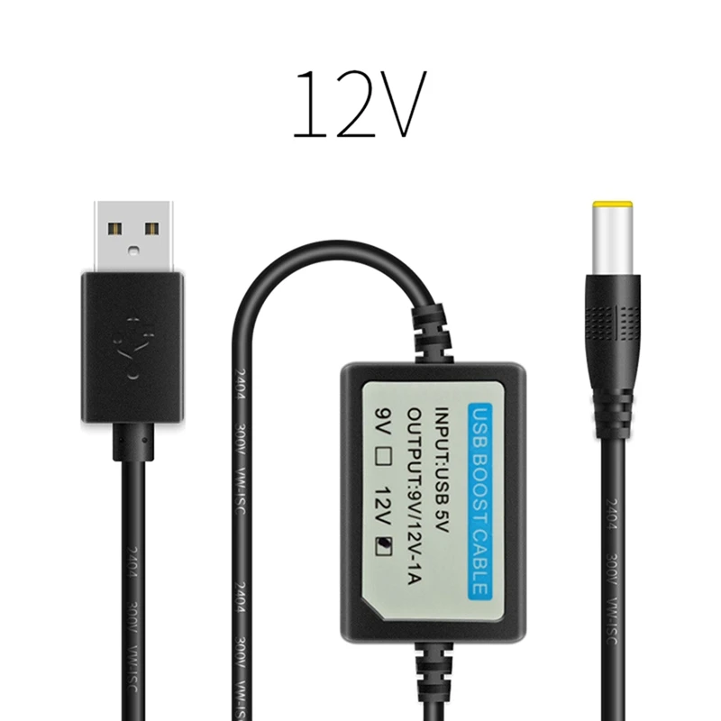 USB Charge Power Boost Cable DC 5V To 12V 1A Step UP Converter Adapter USB Cable With Boost Component