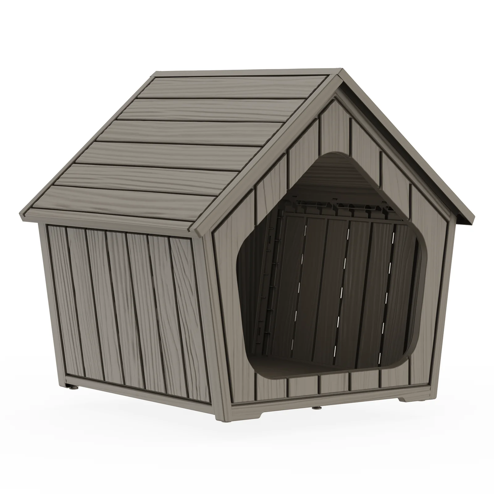 Waterproof Gable Roof Pet House for Dogs and Cats