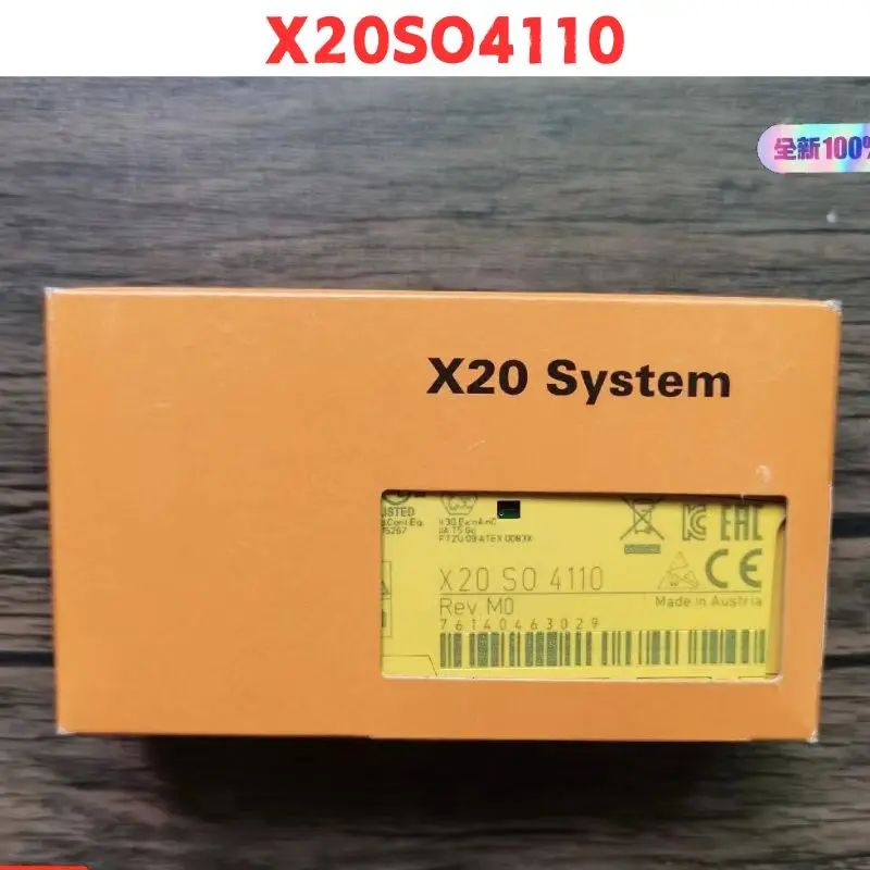 New PCL module  X20SO4110 Please indicate the version when placing an order