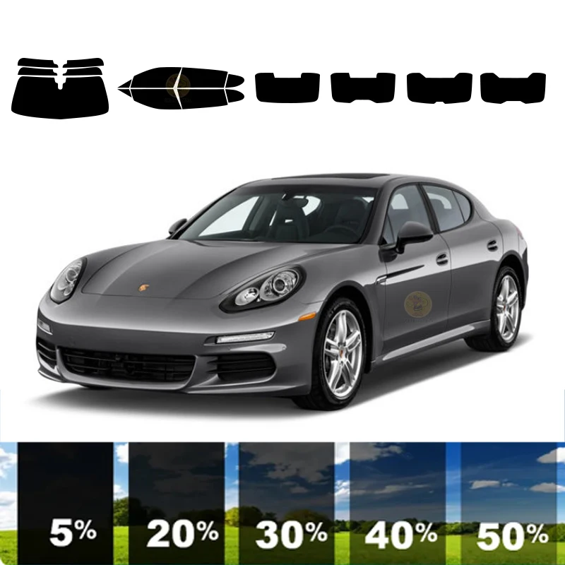 

precut Removable Window Tint Film For Car 100% UVR Heat Insulation Carbon ﻿For PORSCHE PANAMERA 4 DR SEDAN LONG WB 2010-2016