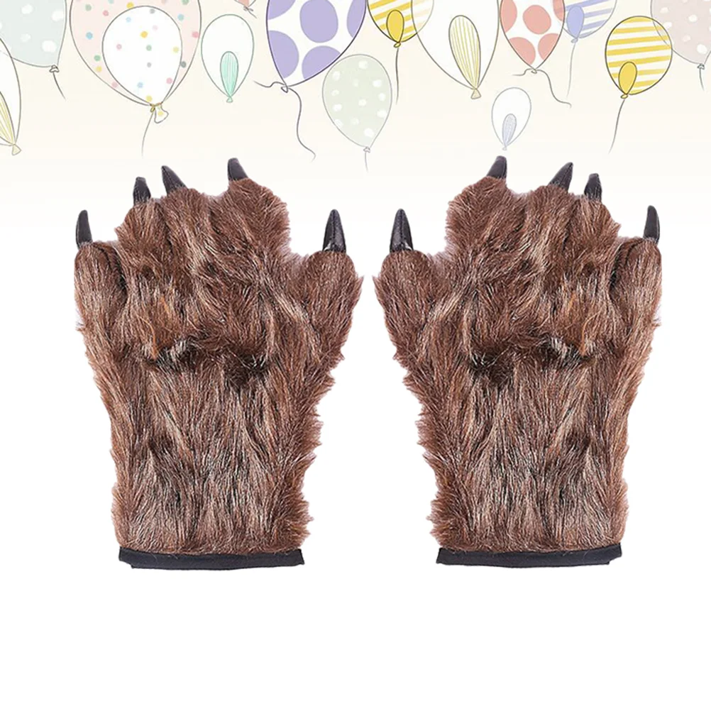 Cosplaykostuums Harige Monster Handen Handschoen Wolf Handschoenen Make-up Eng Ontwerp Klauw