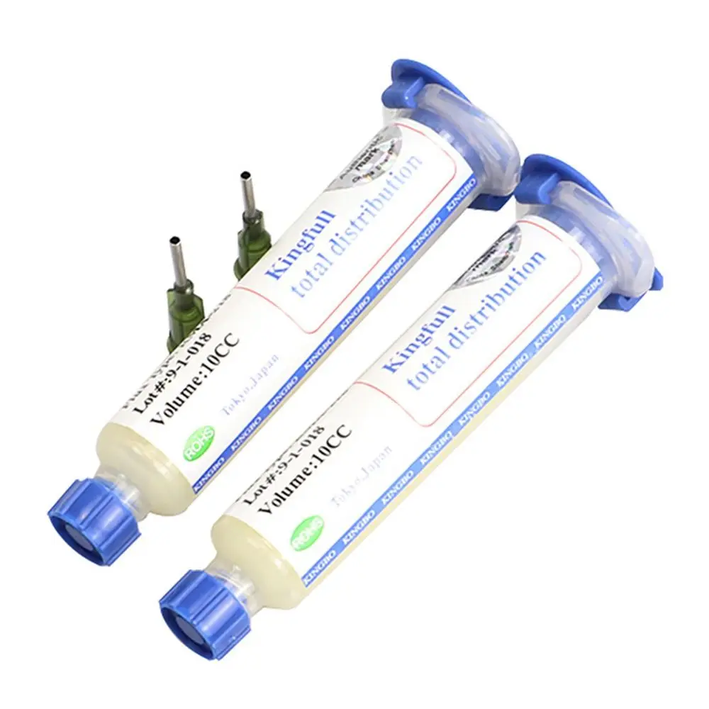 RMA-218 No-Clean Solder Paste 10cc Lead Free Soldering Repair Paste Halogen-free Clean Free Soldering Flux BGA PCB Reballing
