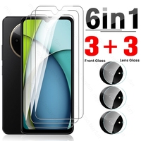 6 In 1 For Xiaomi Redmi A3x A3 Glass Protective Glass Redmia3x Redmia3 Camera Lens Screen Protector On Redmy Readmi A 3x 3 x 4G