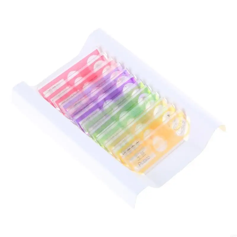 12PF 12pcs/set Kids Plastic Prepared Microscope Slides Biological Animals Plants Flowers Sample Accessories