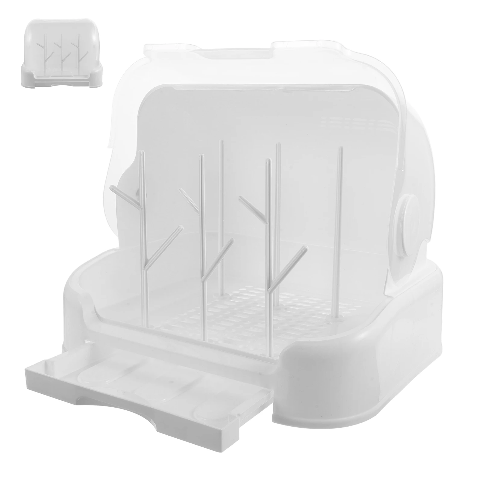 

Baby Bottle Drying Rack Bottles Dryer Tableware Storage Plastic Draining Station Organizer Holder