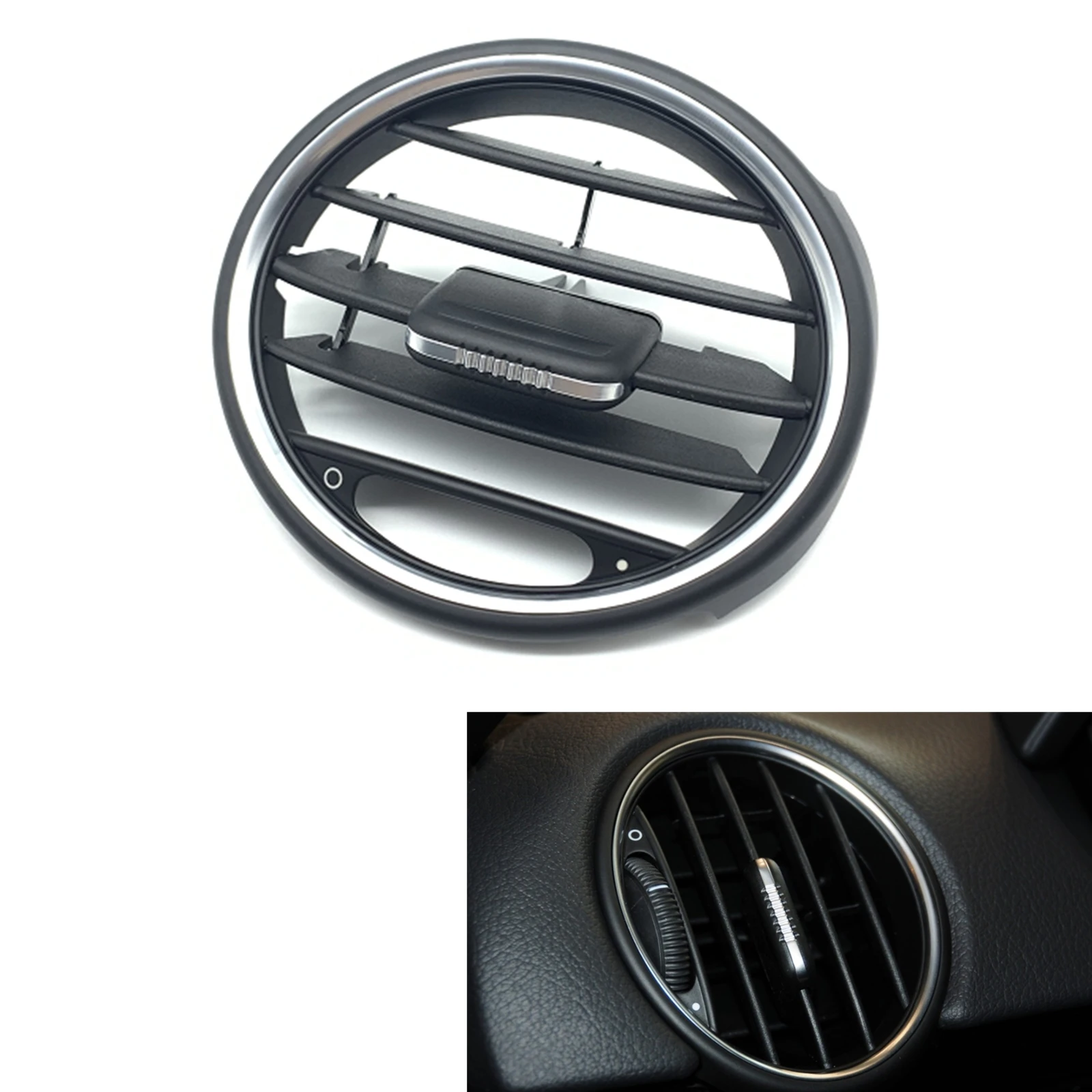 

Car Dashboard A/C Air Vent Outlet Grill Frame Trim For Porsche Cayman & Boxster 987 2006 2007 2008 2009 2010 2011 2012