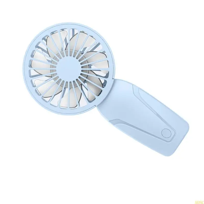 Ventola portatile a0nc ventola portatile ricaricabile ventola tascabile a 3 velocità per ventole tascabile per interni