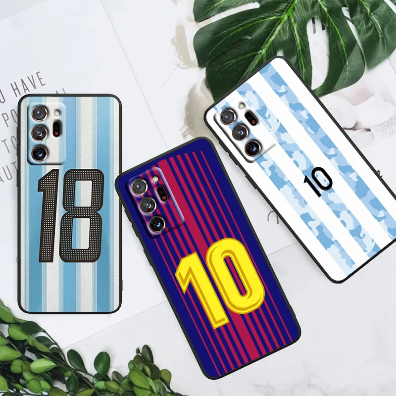 

Football Basketball Fashion For Samsung Note 20 10 Ultra Plus A31 A14 A12 A70 A34 A25 A04 A05 A15 A24 5G Black Back Phone Case