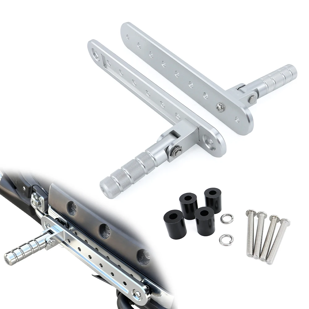 

Fit For Honda GL1800 Gold Wing 2004-2016 2017 Goldwing Motorcycle Rider Adjustable Foot Pegs Footrest Kit Highway Peg Mounts