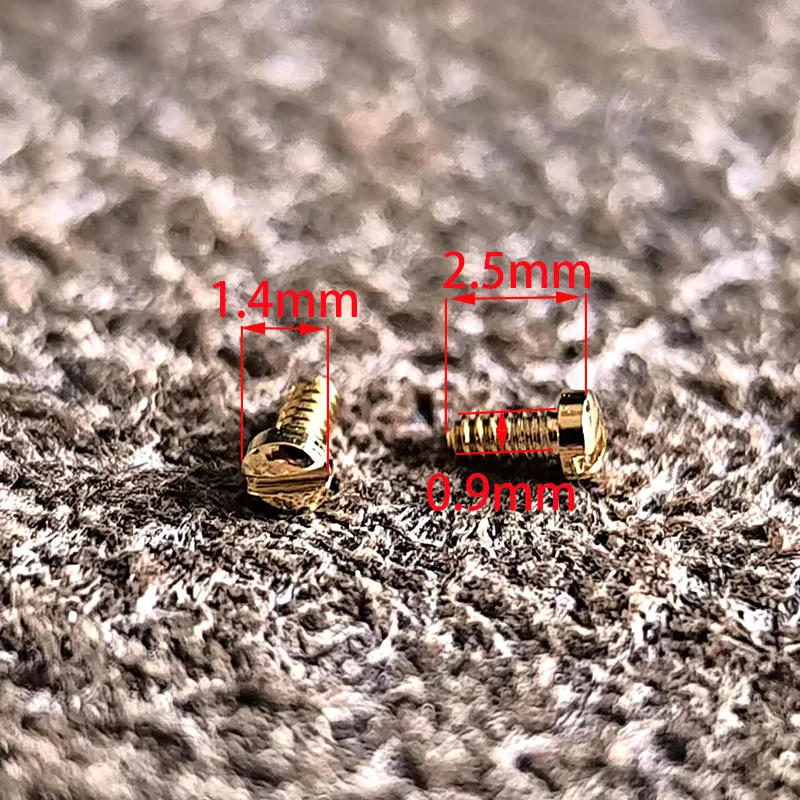 6PCS mechanical watch accessories bottom cover screws 4708 for Longines watch bottom cover screws L4 bottom cover screws