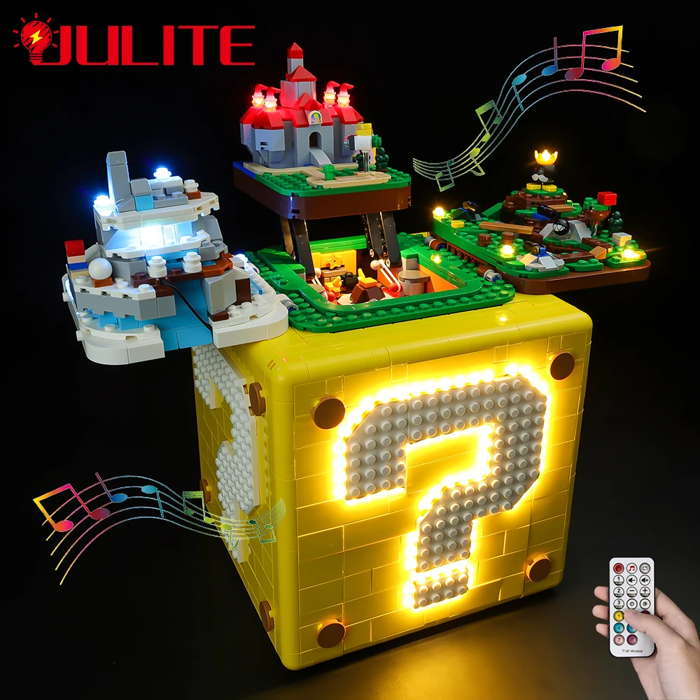 Led Light Kit For 71395 Super Marioed Question Mark Adventures Tv Game Gifts DIY Toys Set Not Included Building Blocks