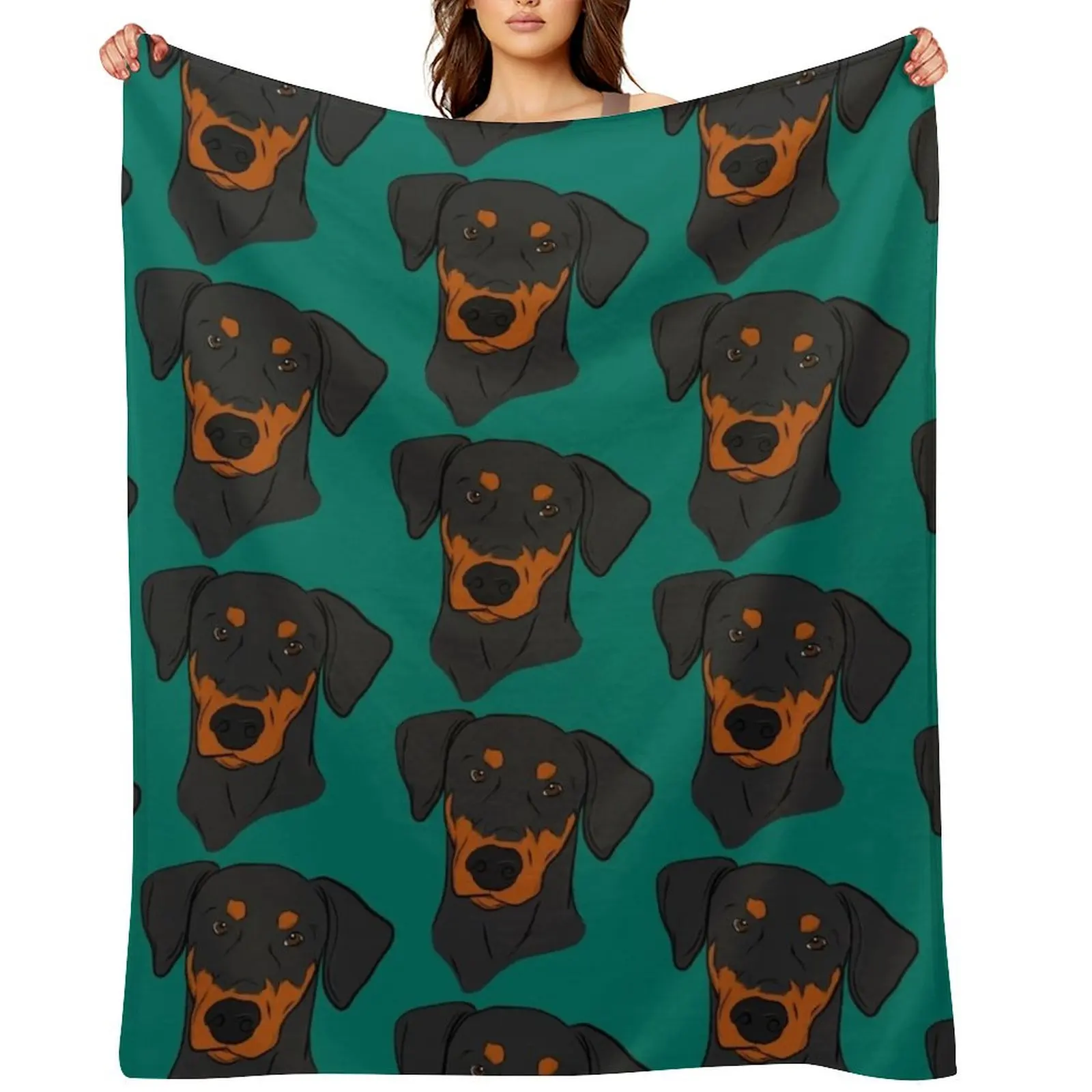 

Doberman Throw Blanket Sofas Luxury St Quilt Large Blankets