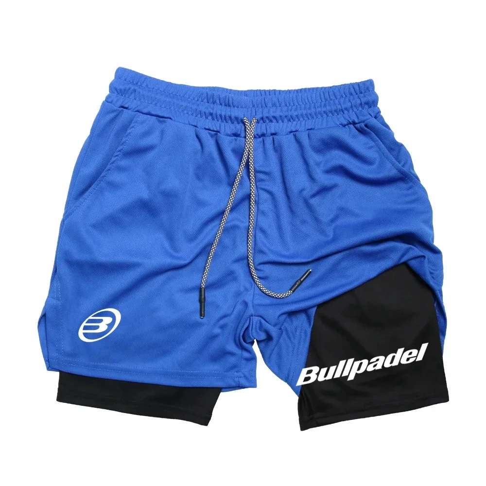 New Men's Padel Sport Shorts Summer Male Breathable Tennis Quick-Drying Badminton Trousers Outdoor Running Sportwear