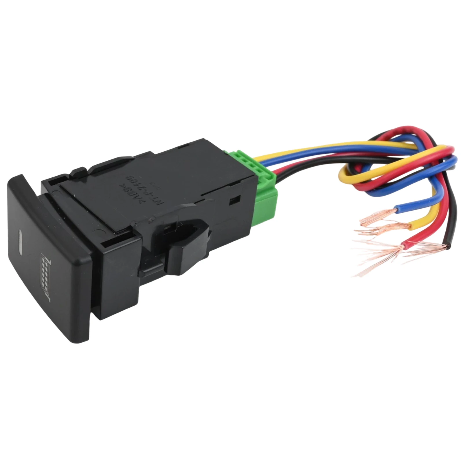 

Кнопка переключения автомобиля Кнопка переключения управления Янтарный и красный светодиод Простая установка Дизайн Напряжение 12 В постоянного тока, как показано на рисунке