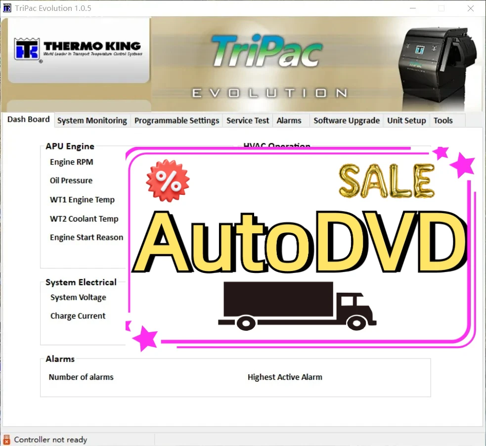 AutoDVD Thermo King TriPac Evolution Service Tool 1.0.5