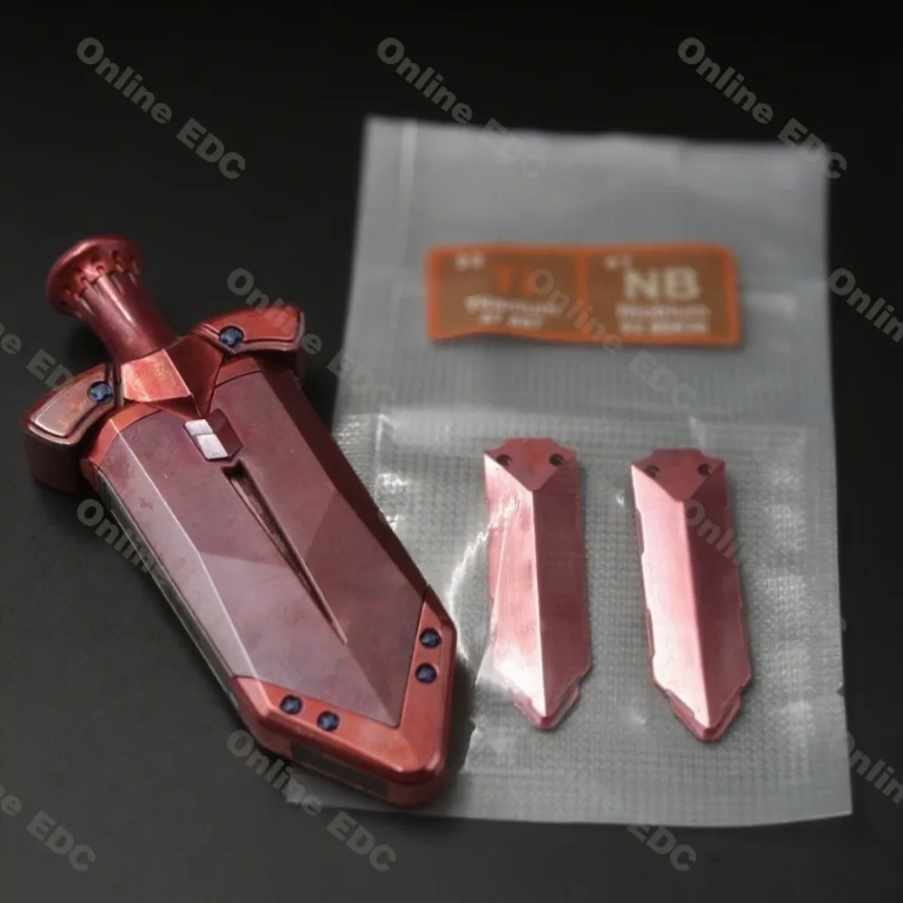 Used EDC Toys TINB Huguang Sword Fidget Slider Stress Relief Toy Office Desk Accessories Fidget Spinner Fidget Toys For Adults