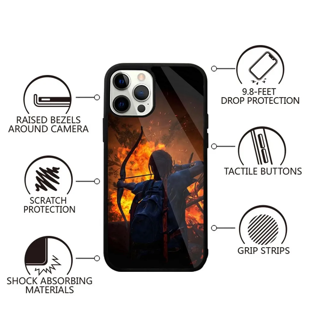 T-The Last of Us 2 Ellie Joel Phone Case Strong Magnetic For IPhone 15,14,13,Pro,Max,Plus,11,12,Mini For Magsafe Wireless