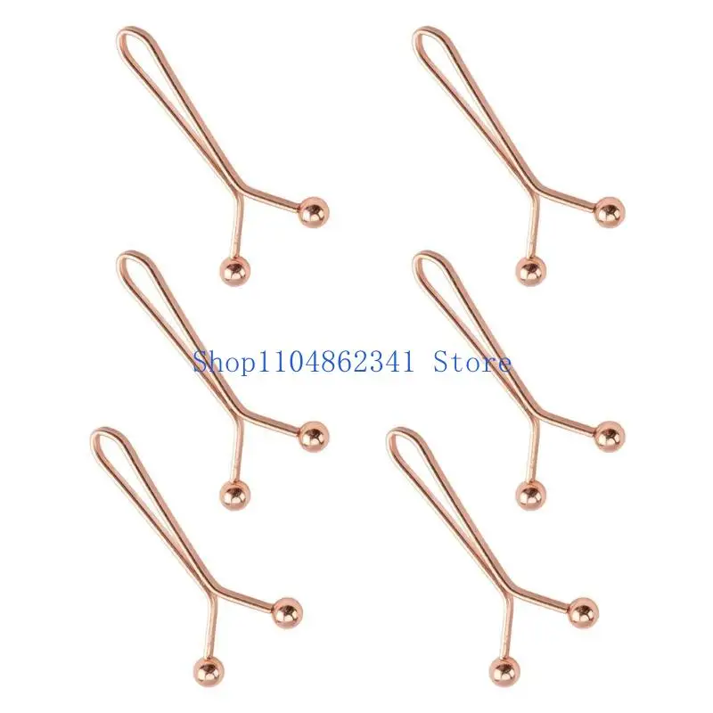 

5asd 6pcs Antique Styles Metal Waist Tightener Multifunctional Waist Cincher Clip for Jeans and Other Apparel