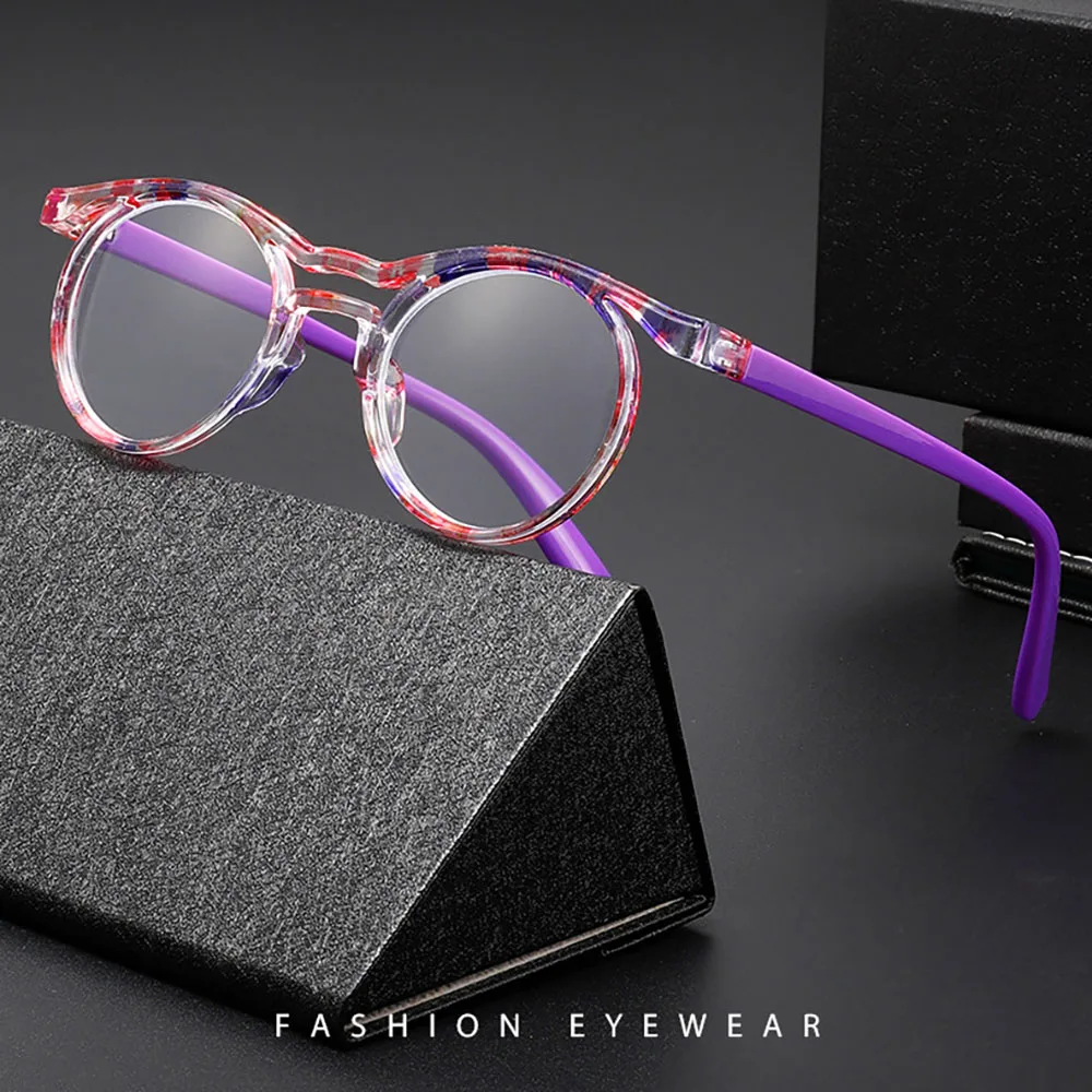 

Originality Retro Round Reading Glasses Woman Clear Vision Magnify Glasses Reader Glasses with Diopter +1.0 To +4.0