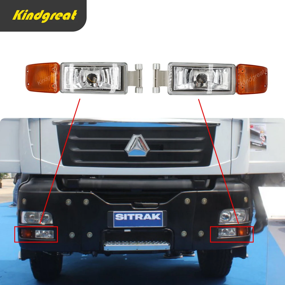 

24V Truck Fog Lights For MAN TGA Body Parts Fog Lamp 81253206112 81253206111 81253206092 81253206091