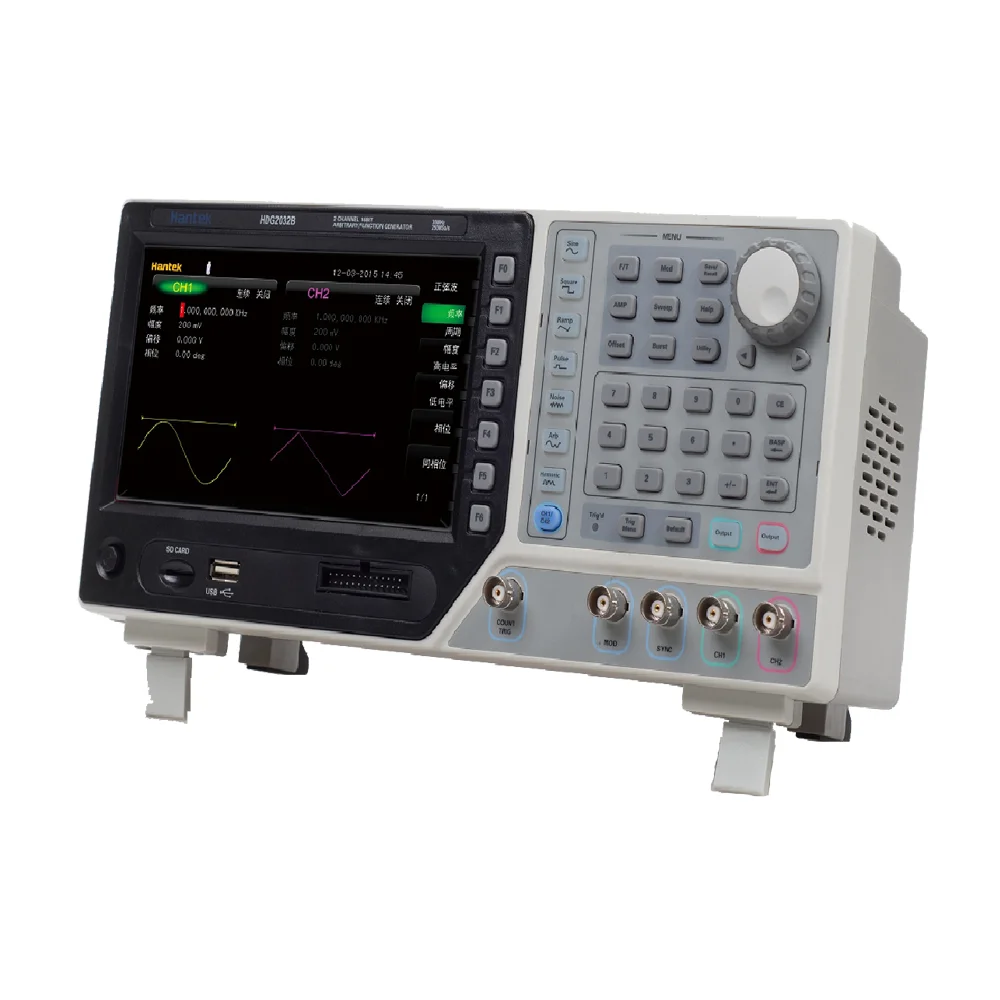 New Design Hantek HDG2102B 100MHz 250MSa/s 2CH High Resolution Digital Portable Signal Generator