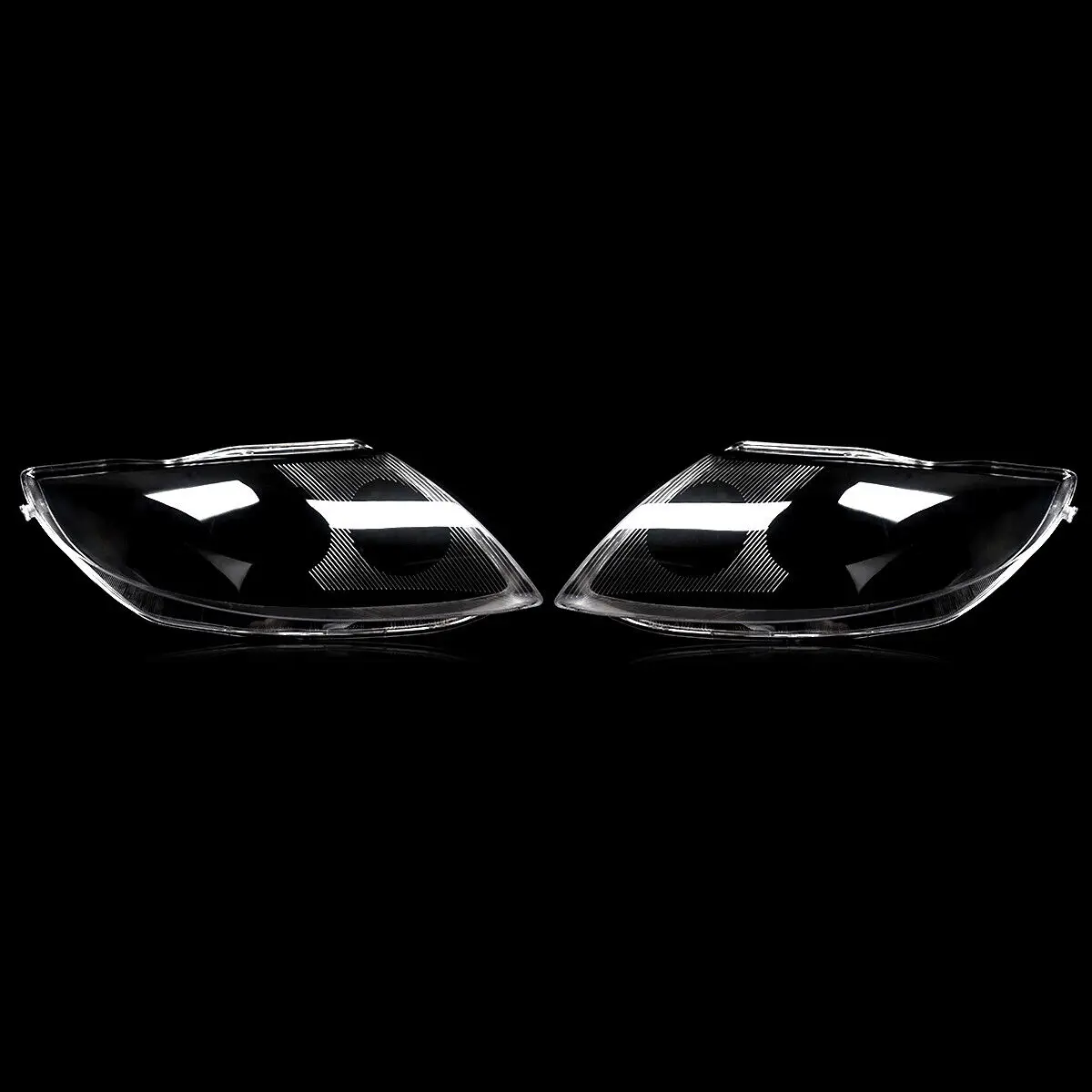 Left & Right Auto Front Headlight Cover Lens Transparent Glass Headlamps Lampshade Lamp Shell  Fits BMW Z4 E85 2003-2008 Clear view 3