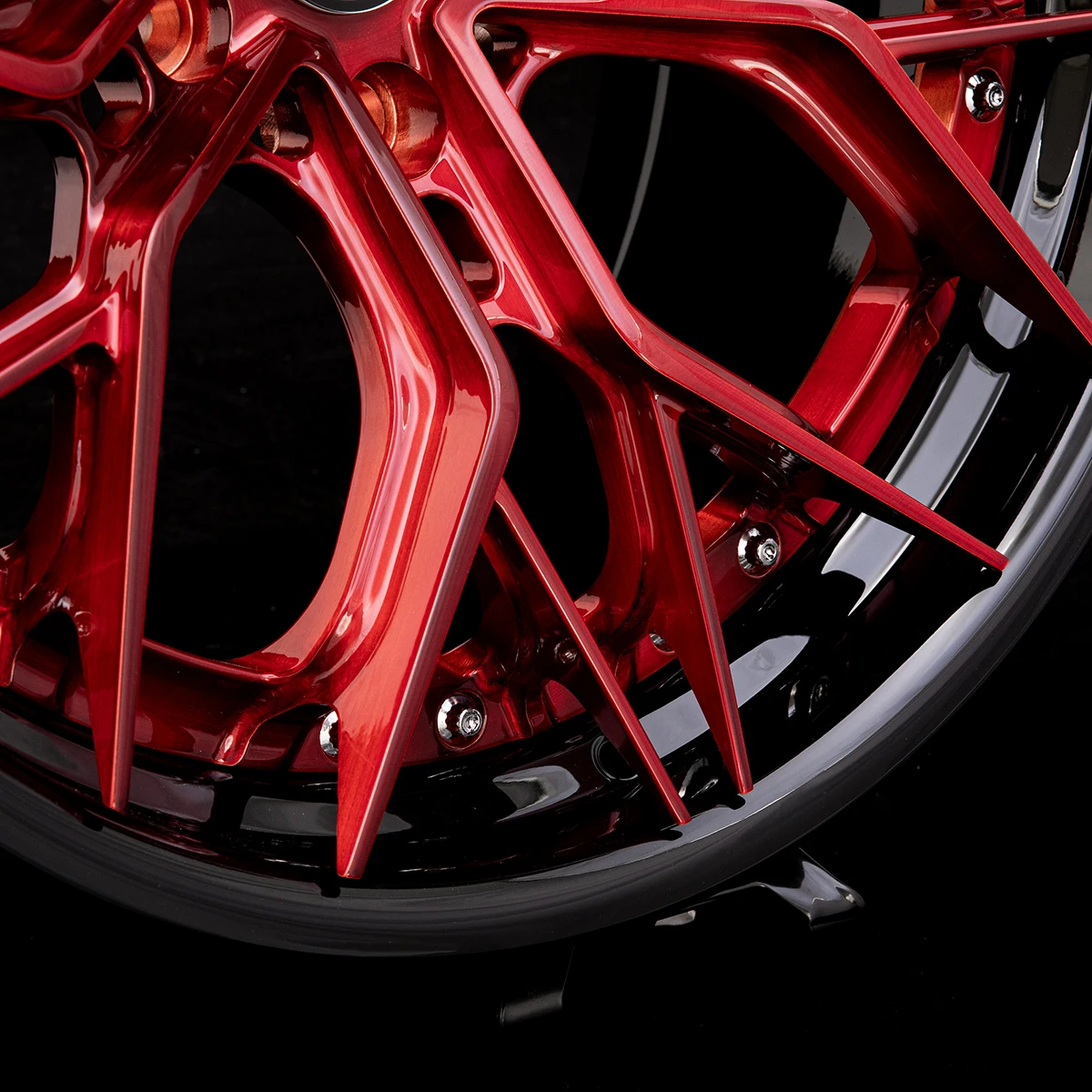 

High-End 19-23 Inch Two-Piece Forged Alloy Car Wheels Various Hole Spacings (5*108 5*120 5*130 PCD) New Etch Aluminium Alloy