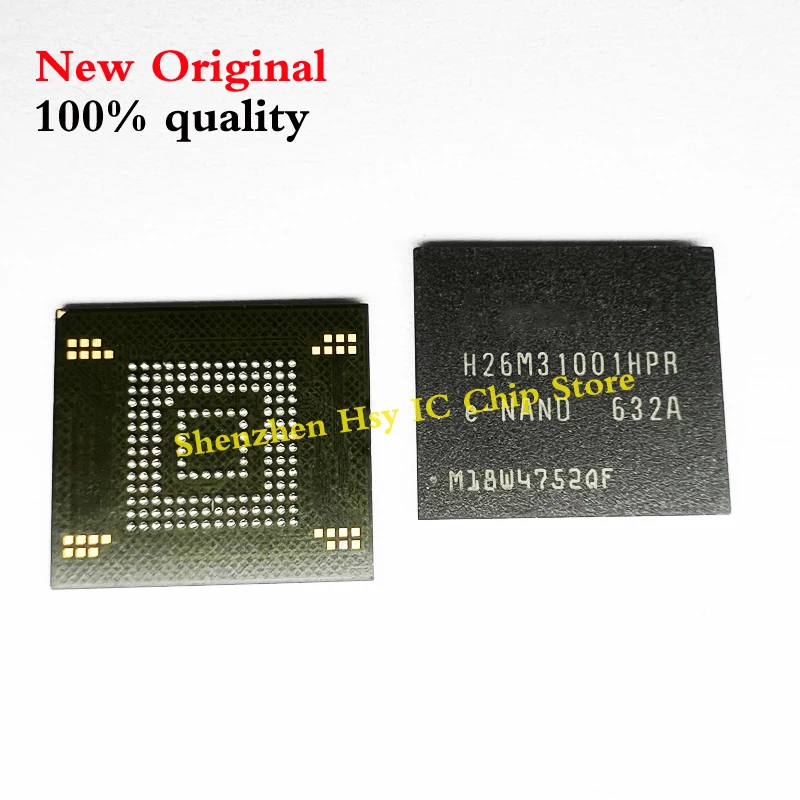 (1piece)100% New H26M31001FPR H26M31001HPR BGA Chipset