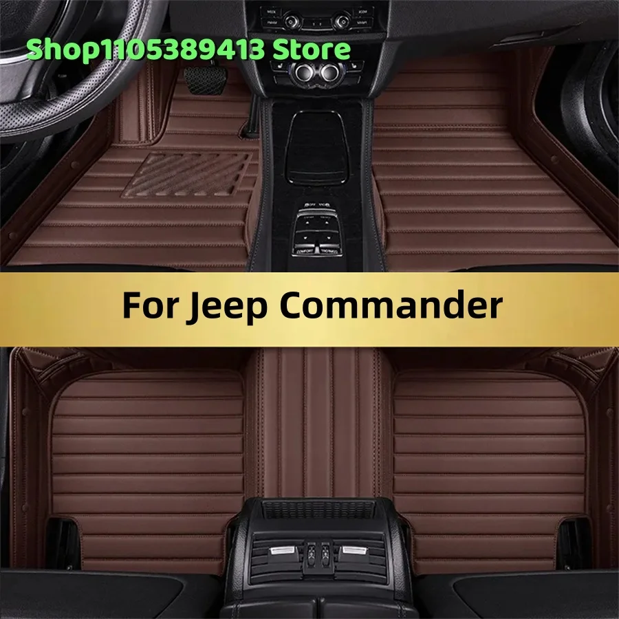 

Mats Carpets Custom Car Floor Mats For Jeep Commander 2021 2022 2023 2024 2025 2026 2027 Car Mat Accessories