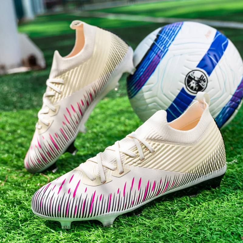 Children's durable football shoes with long nails suitable for all seasons, with a fit that conforms to the foot shape - HX-2505