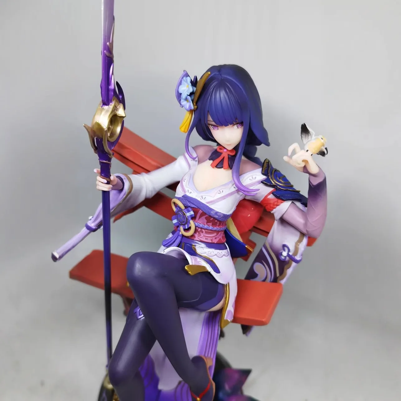 

Фигурка Genshin Impact: Райдэн Сёгун, сексуальная девушка Бэлзебул, статуэтка из ПВХ в сидячей позе, коллекционная игрушка, подарок