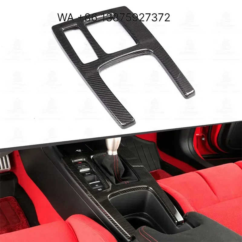 Wmwmnu Dry Carbon Fiber Center Console Trim for 2022 11th Gen R Interior Accessories LHD Only