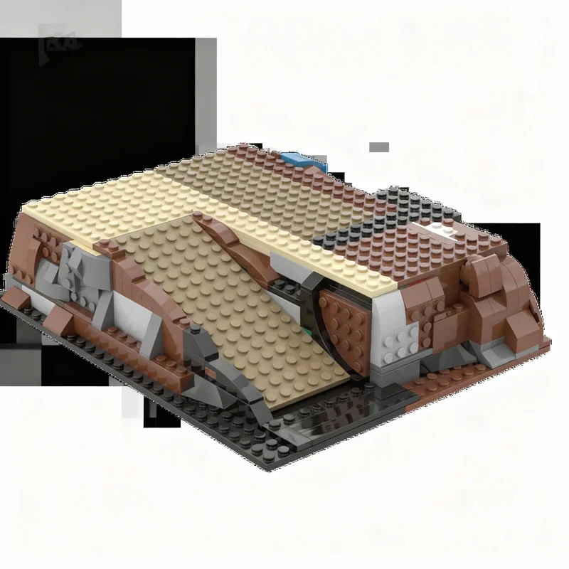 ชุดตัวต่อ MOC ฐานยกสูง 605 ชิ้น รุ่น Creator 3 1 ของขวัญคริสต์มาส ตัวต่อสถาปัตยกรรม ประกอบเอง DIY ของเล่นสร้างสรรค์