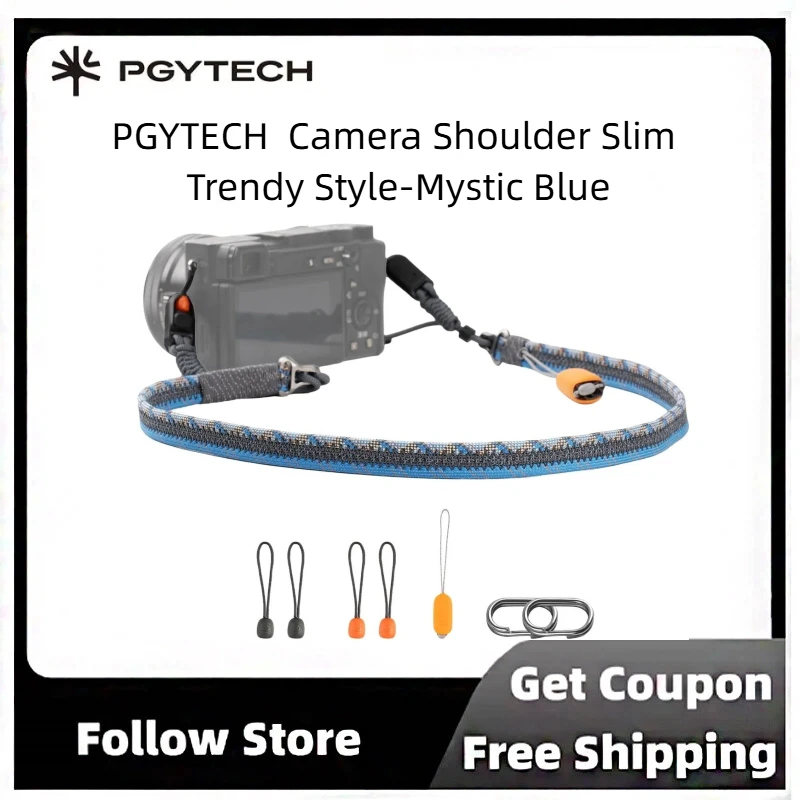 PGYTECH Braided Camera Strap 30kg Load UHMWPE Quick-Release for Mirrorless Compact Instant Camera