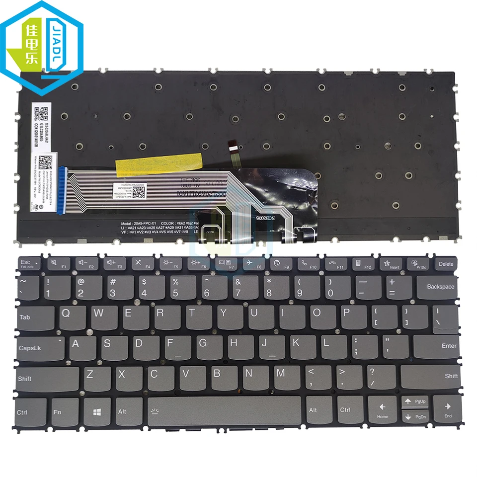 LA US バックライトキーボード lenovo ヨガスリム 7-13ITL05 7-13ACN05