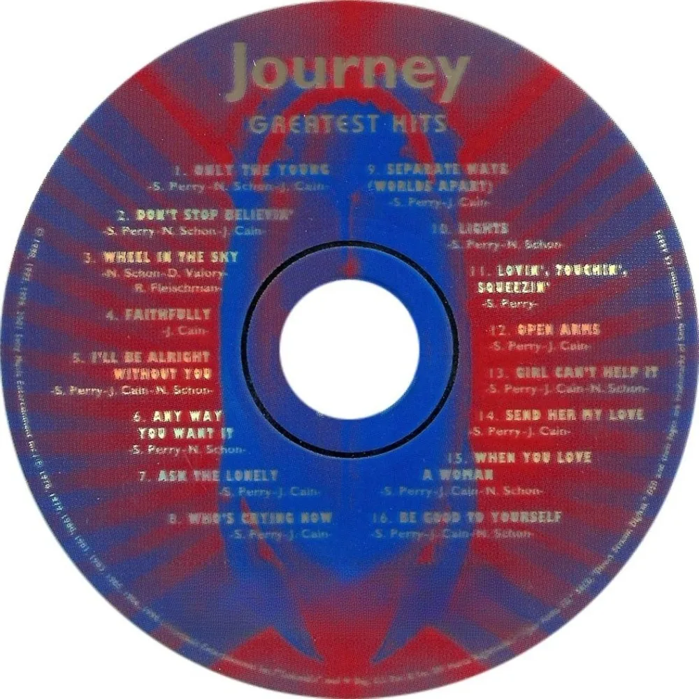 

Journey Only The Young Collection Album World-Famous Western Rock Band Lossless Sound Quality Music CD Disc for Car Listening