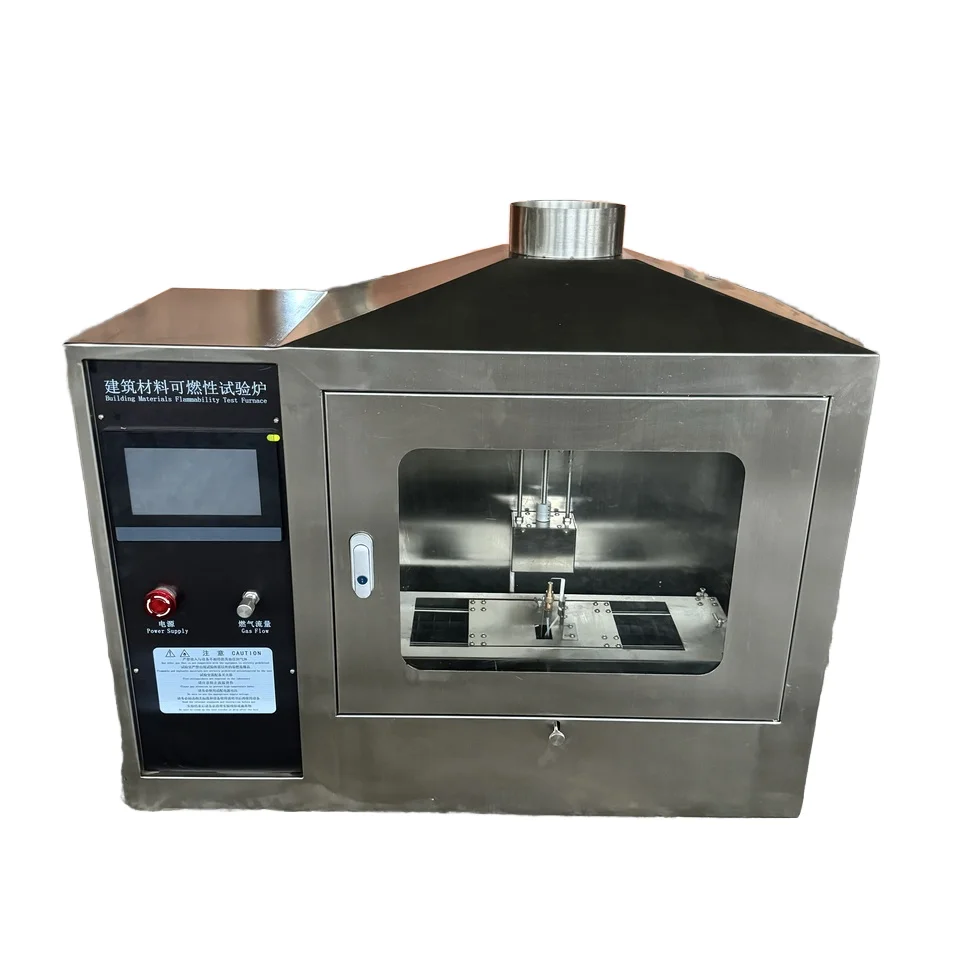 

Building Materials Ignitability Flammability Tester for Single Flame Source Test