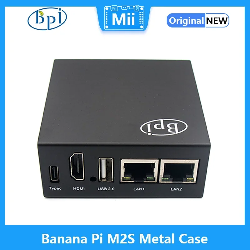 MiiBestODBanana Pi BPI-M2S Metal Case For Banana Pi Single Board Accessories