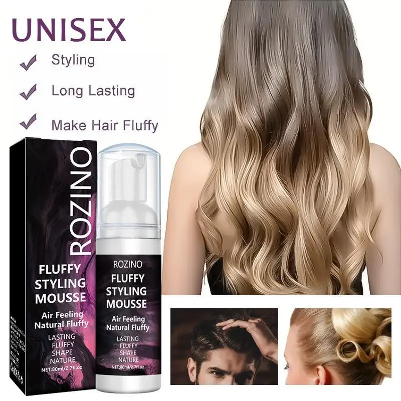 موس تكثيف 80 مل، رغوة تصفيف الشعر المنفوش السميكة للحجم والملمس والجسم، تيمز فيريز آند فلاوايز، جميع أنواع الشعر