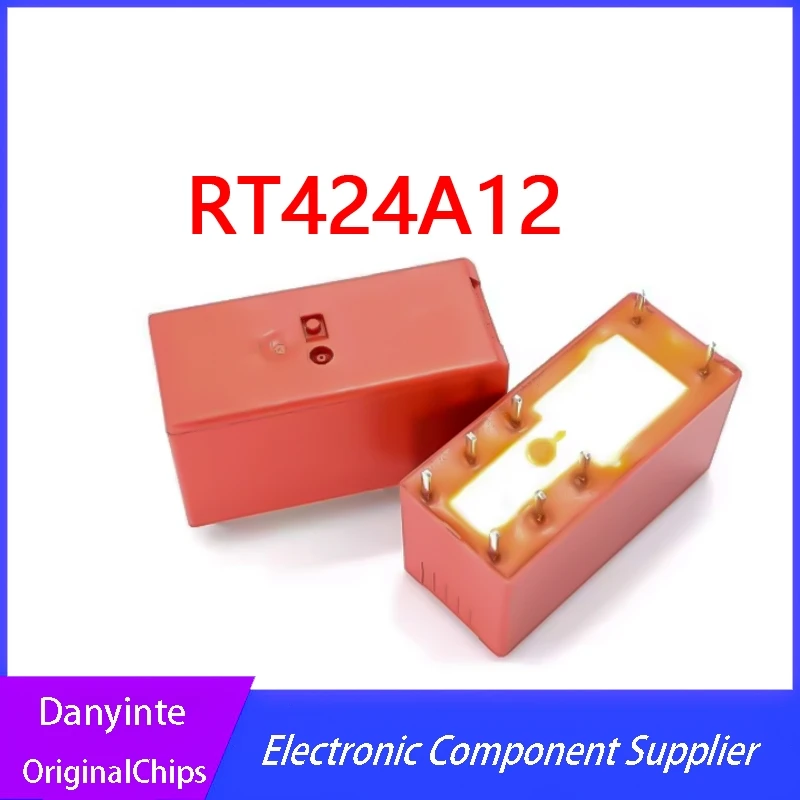 10PCS/LOT  New  RT424A12 12vdc RT424A12-12VDC  8A/250VAC 8PIN   Relay