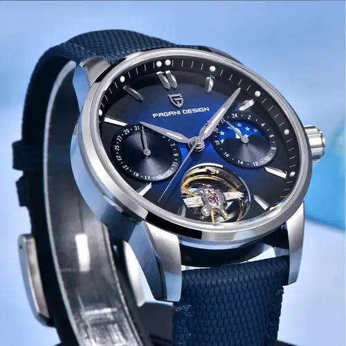 Imagen 2 del producto 2025 Pagani Design nueva marca de lujo reloj mecánico automático 41MM reloj de hombre de acero inoxidable 100m reloj de hombre impermeable