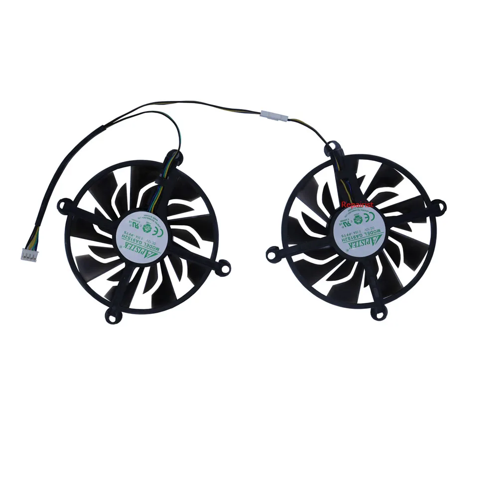 2Pcs/Set,GPU Card Cooler Fan,GA92S2H,For ZOTAC GTX1060-6GD5,ZOTAC P106-100 6G,ZOTAC GTX 950-2GD5 HA,ZOTAC GTX 960-4GD5 HB