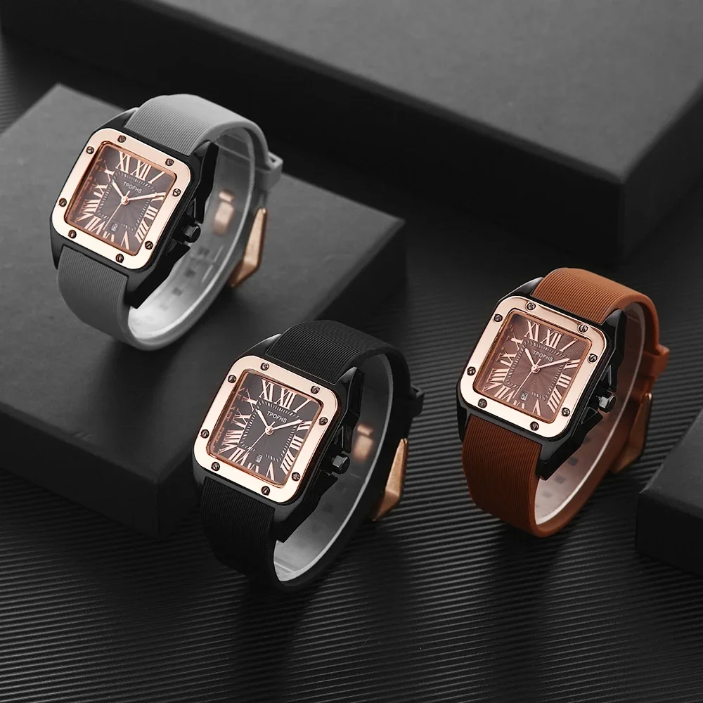 Quartz Fashion Exquisite Ladies Watch Lover Wristwatches Silicone Material Watchband Fresh Noble Elegant Wristband Comfortable